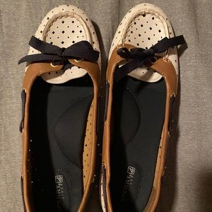 Sperry size 8.5 flats, Super cute!!! Like new